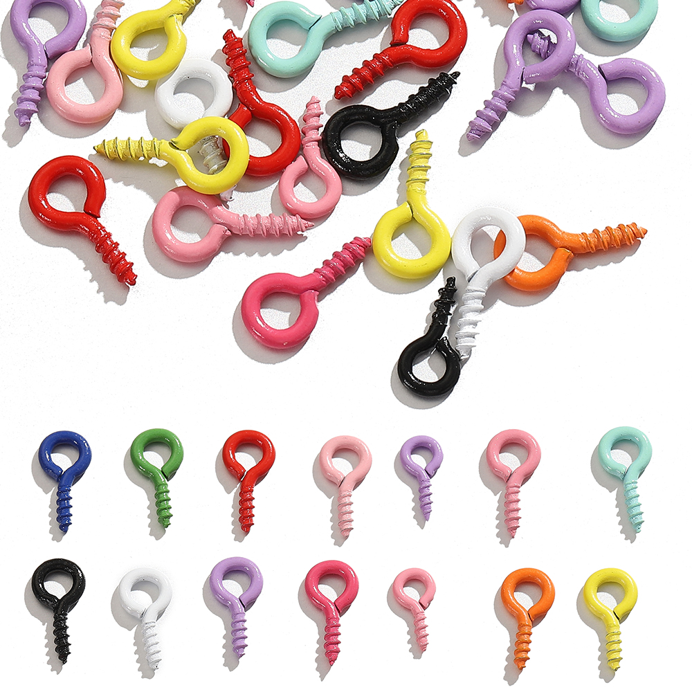 Jewelry Making Materials Wholesale - 100pcs Color Small Spiral Sheep Horn