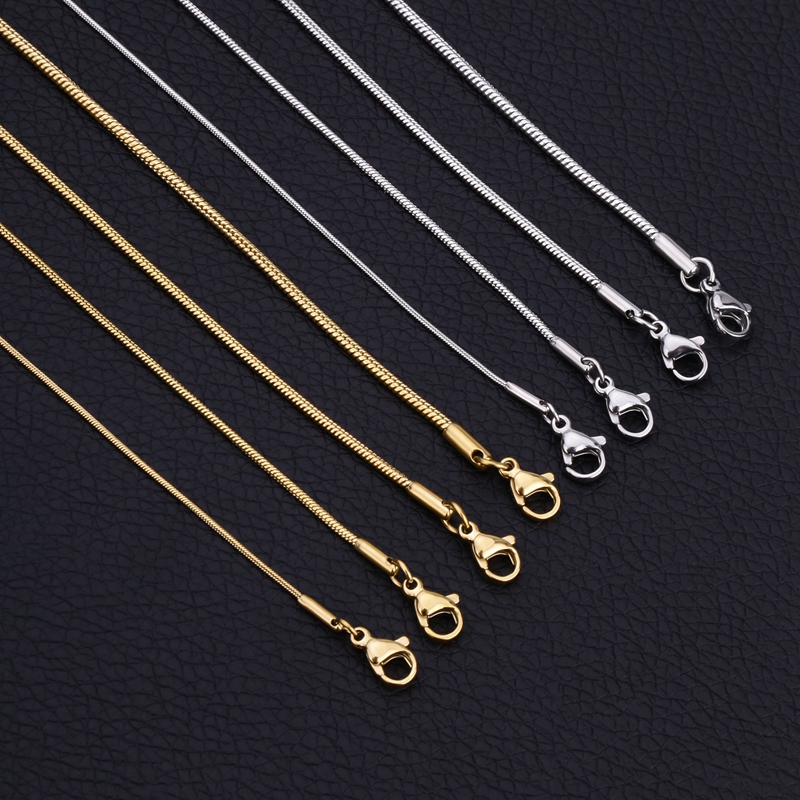925 Sterling Silver Snake Chai - Lobster Clasp Silver recensione e prezzo