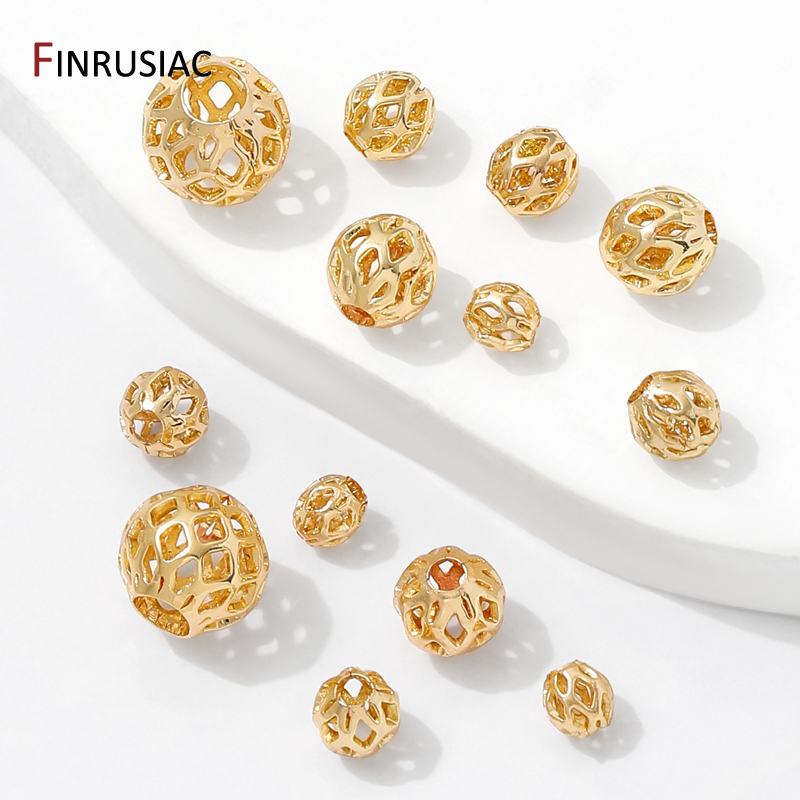 4/5/6/8mm 14K Gold Plated Holl - Jewelry Making Items recensione e prezzo