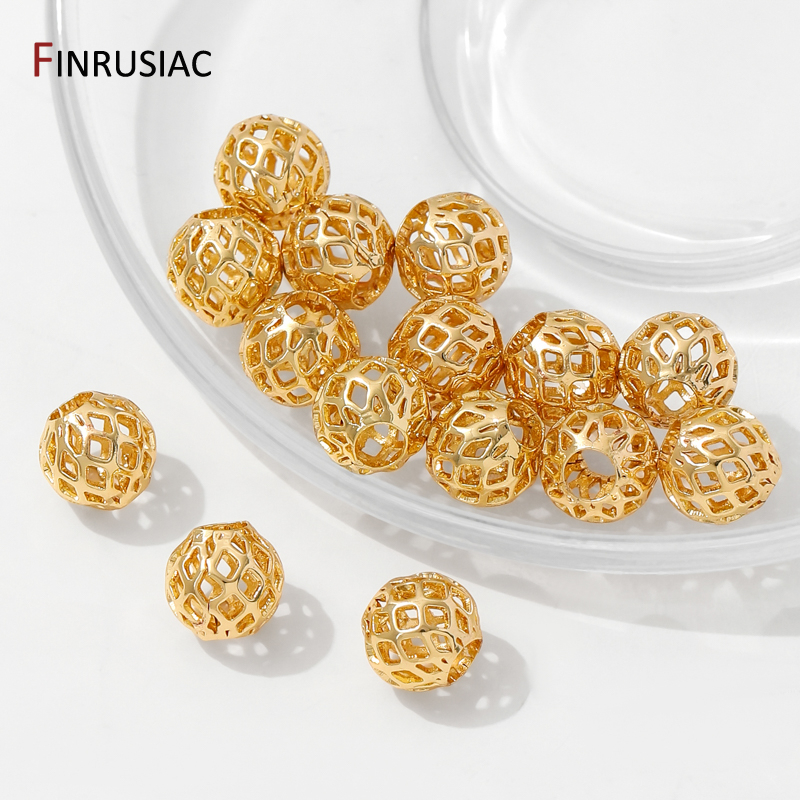 4/5/6/8mm 14K Gold Plated Holl - Jewelry Making Items recensione e prezzo