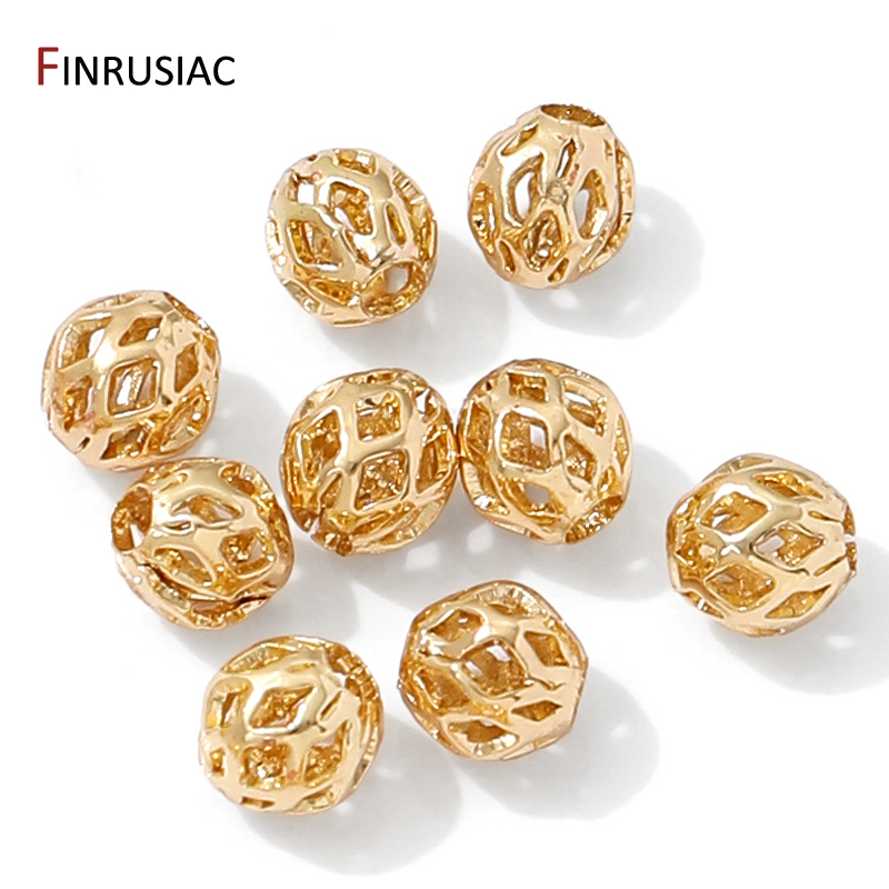 4/5/6/8mm 14K Gold Plated Holl - Jewelry Making Items recensione e prezzo