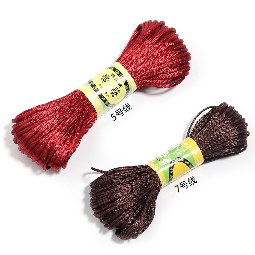 20m/Lot 1.5mm 2mm Chinese Knot - Knotting Cord Silk recensione e prezzo