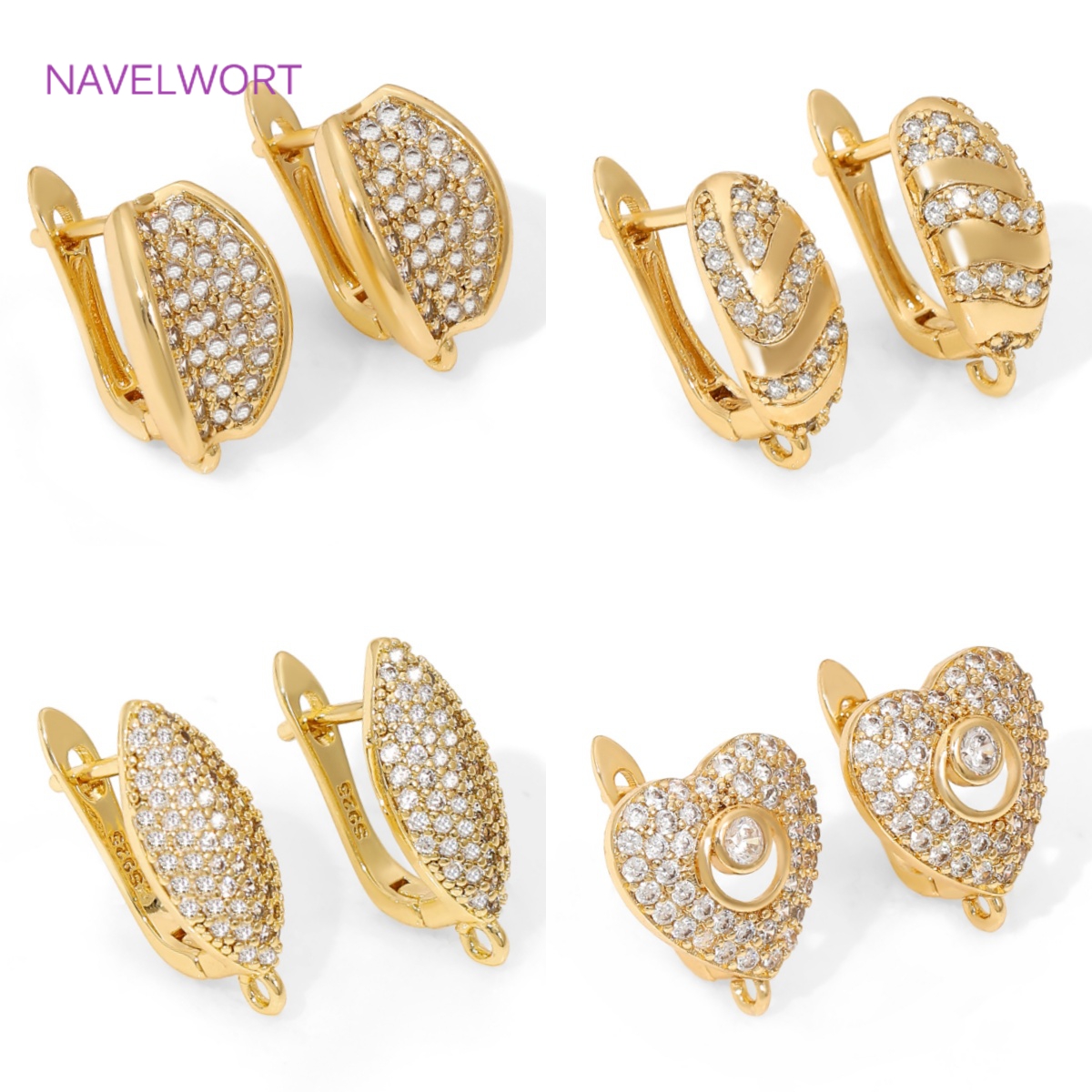 18K Gold Plated Brass Earwires - Jewelry Making Set recensione e prezzo