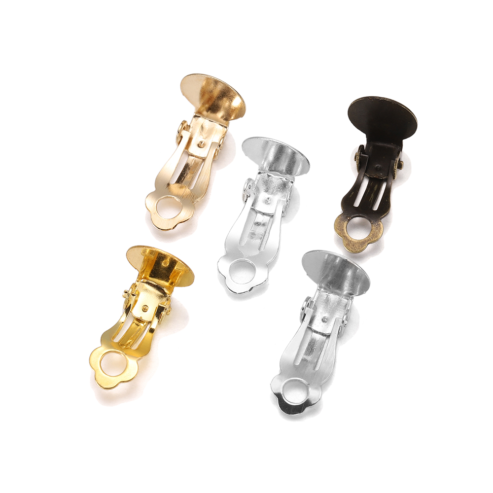 50pcs/Lot 10mm Meatl Ear Clips - Jewelry Making Set recensione e prezzo