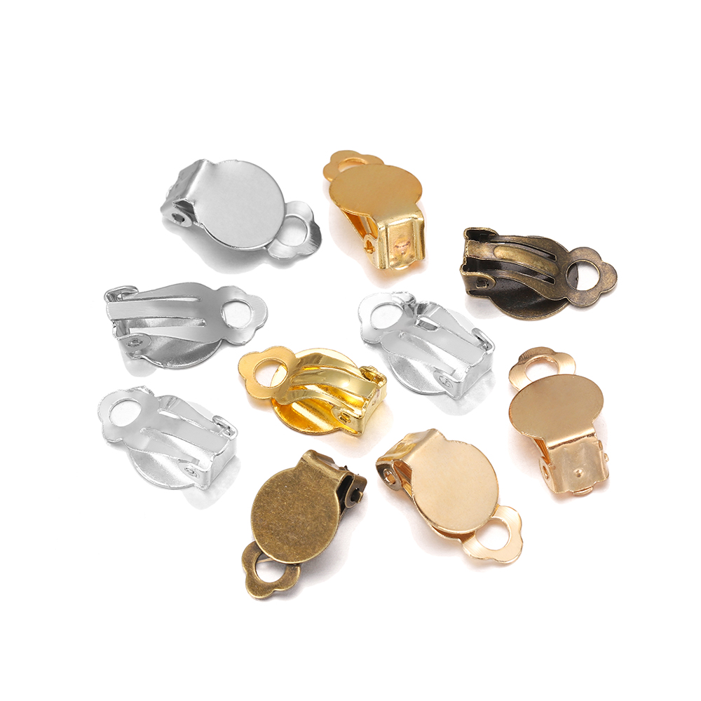 50pcs/Lot 10mm Meatl Ear Clips - Jewelry Making Set recensione e prezzo