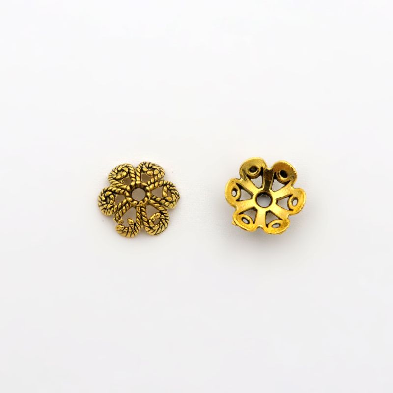 50pcs Flower Hollow Loose Spac - Jewelry Making Business recensione e prezzo