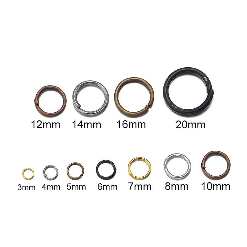 50-200Pcs 3-20mm Open Jump Rin - Jewelry Making Looper Tool recensione e prezzo
