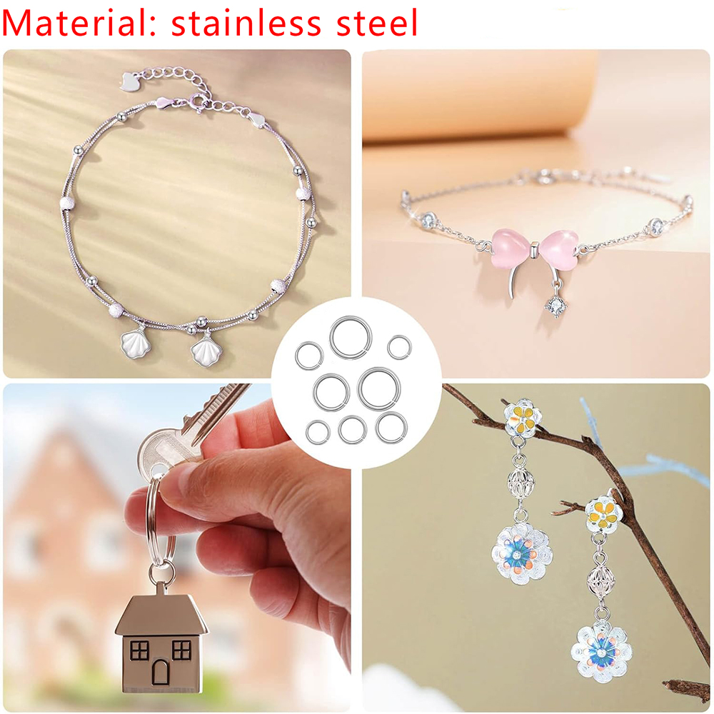 1200pcs Stainless Steel Jump R - Jewelry Making Looper Tool recensione e prezzo