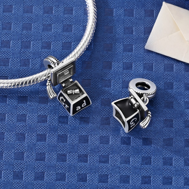 Grad Cap Charms 925 Sterling S - Jewelry Making Diploma recensione e prezzo