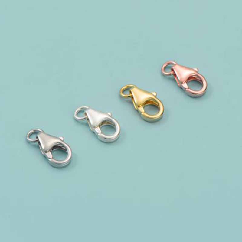 2pcs Genuine Real Pure Solid 9 - Lobster Clasp Silver recensione e prezzo