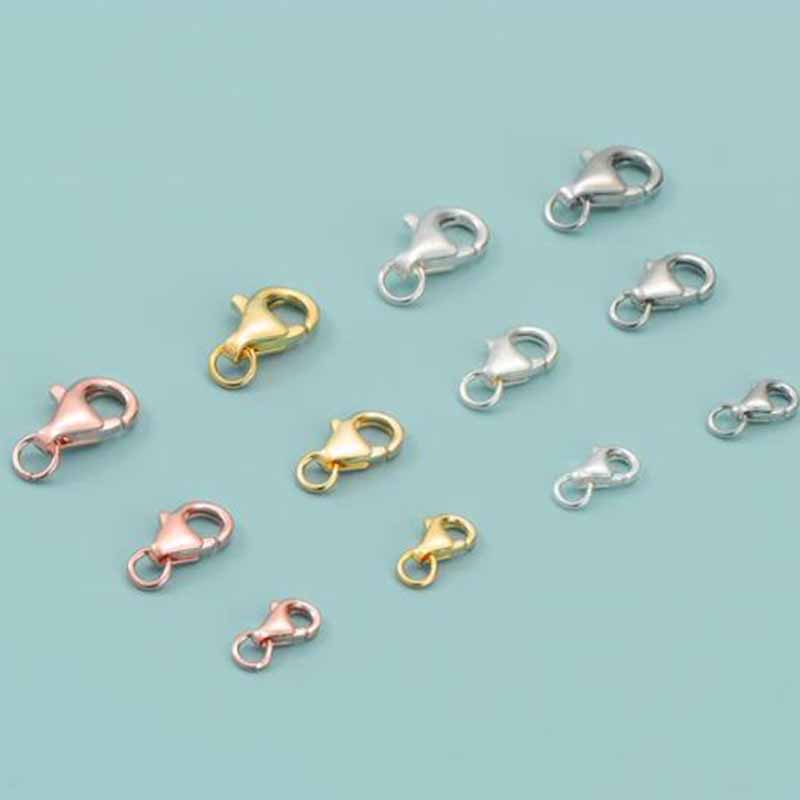 2pcs Genuine Real Pure Solid 9 - Lobster Clasp Silver recensione e prezzo