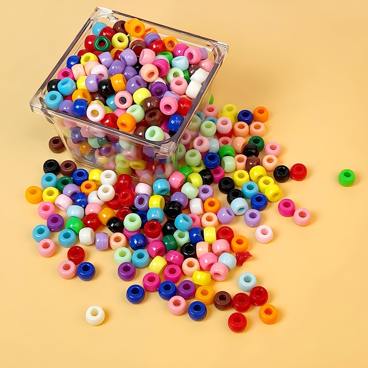 500pcs Pony Candy Colorful Pla - Jewelry Making Business recensione e prezzo