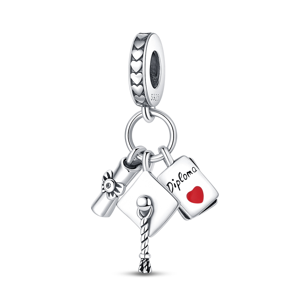 Charms Graduation Cap Diploma  - Jewelry Making Diploma recensione e prezzo