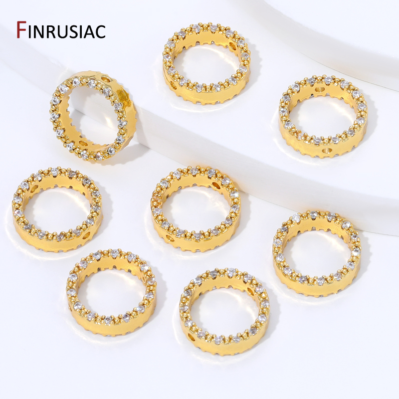 18K Gold Plated Brass Zircon R - Jewelry Making Items recensione e prezzo