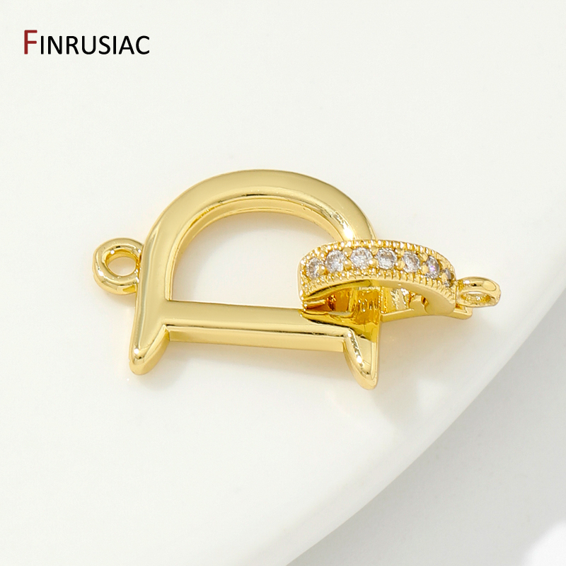 18K Gold Plated Brass Fastener - Jewelry Making Items recensione e prezzo