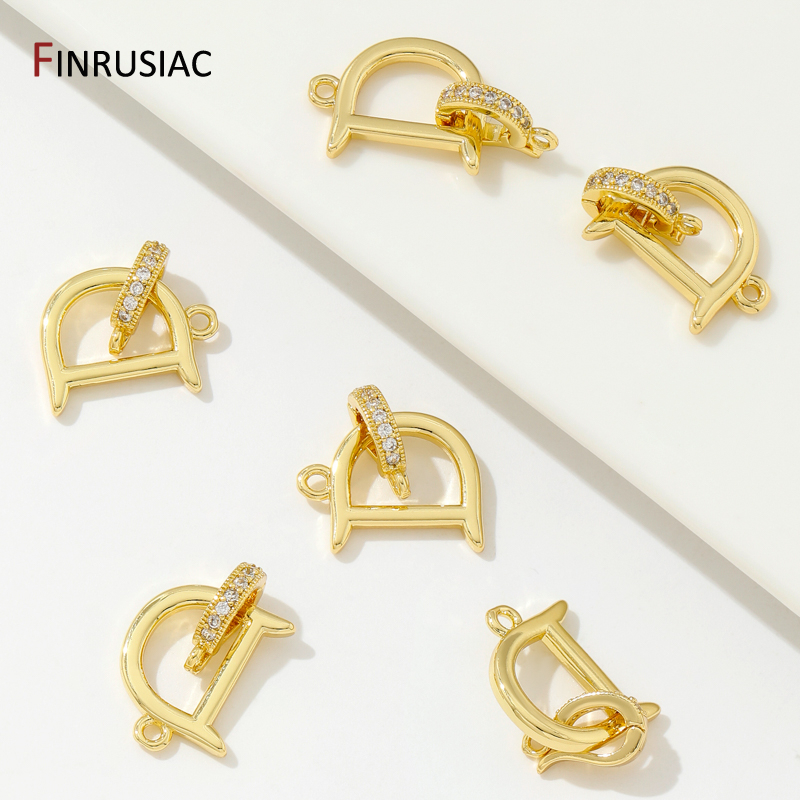 18K Gold Plated Brass Fastener - Jewelry Making Items recensione e prezzo