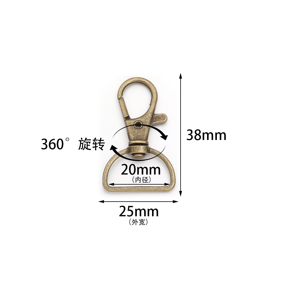 10pcs/lot Metal Swivel Clasps  - Jewelry Making Chain recensione e prezzo