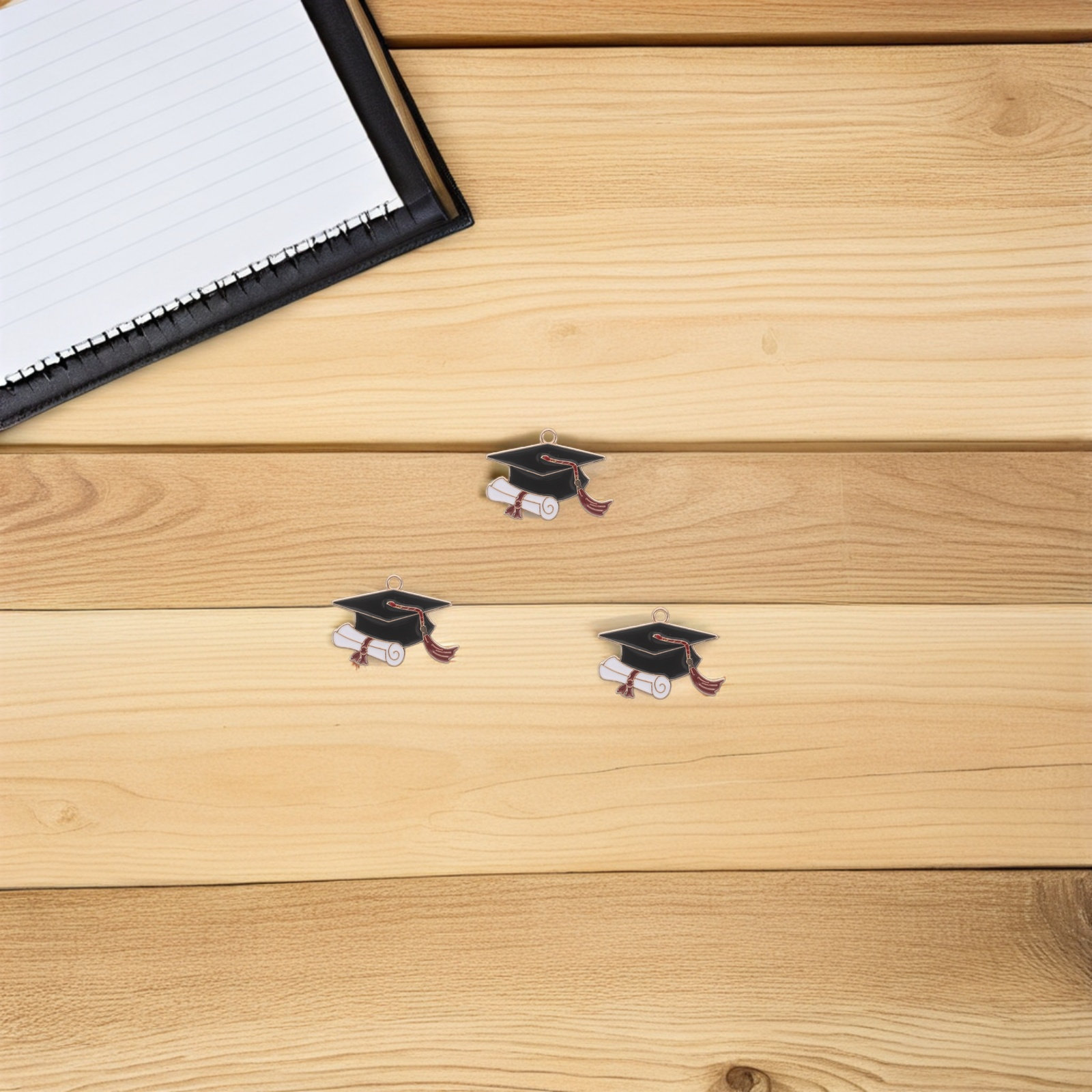 50Pcs Graduation Cap Charms Bu - Jewelry Making Diploma recensione e prezzo