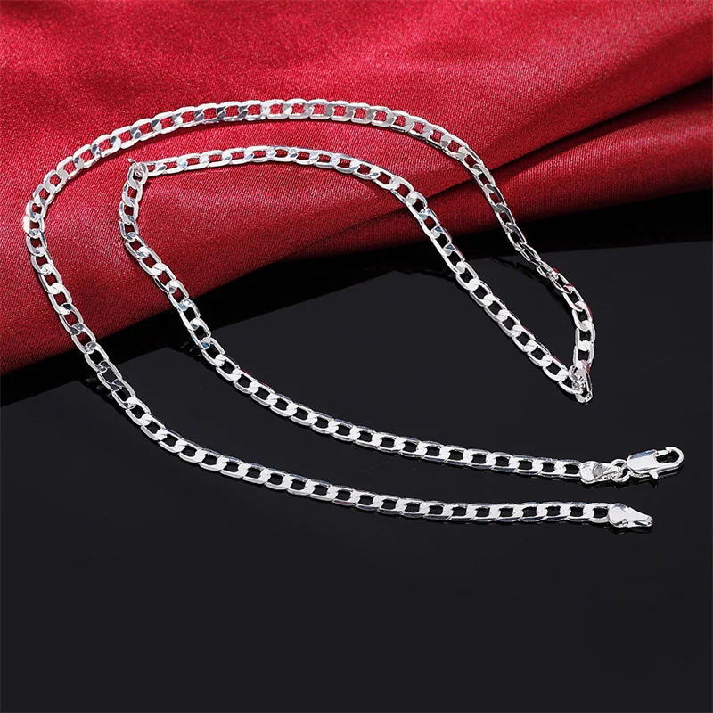 Men's 925 Sterling Silver Neck - Lobster Clasp Silver recensione e prezzo
