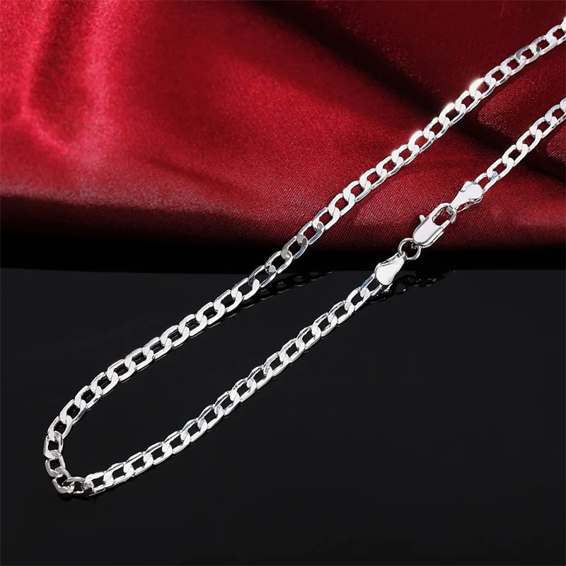 Men's 925 Sterling Silver Neck - Lobster Clasp Silver recensione e prezzo