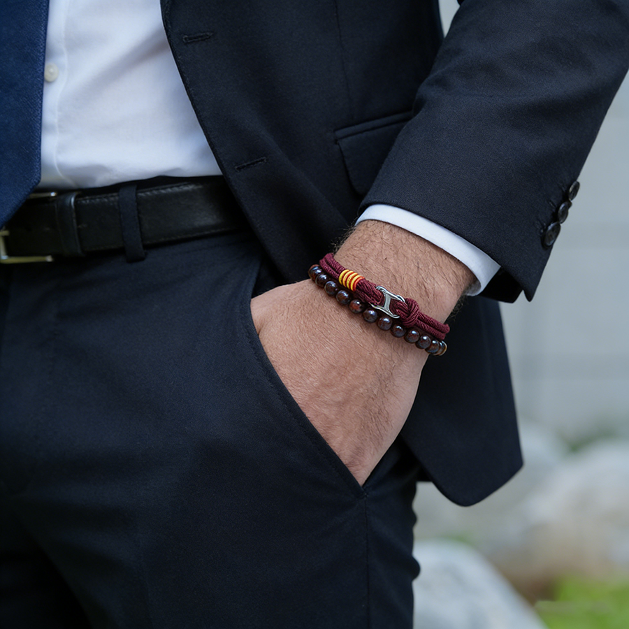 Business 2Pcs Luck Red Bracele - Jewelry Making Business recensione e prezzo