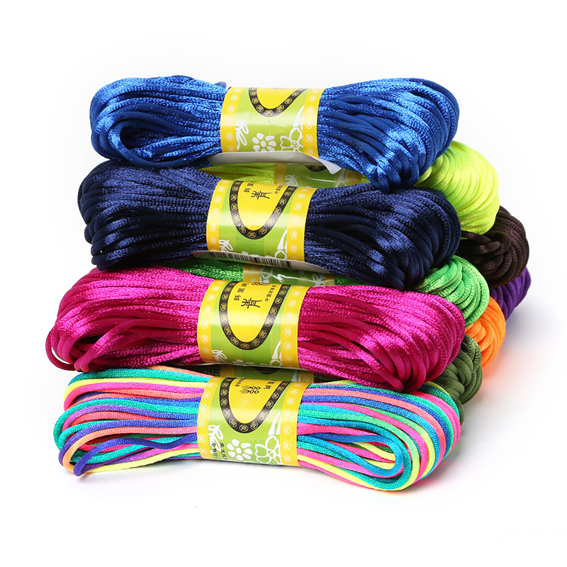 2mm 20meter Soft Satin Rattail - Knotting Cord Silk recensione e prezzo