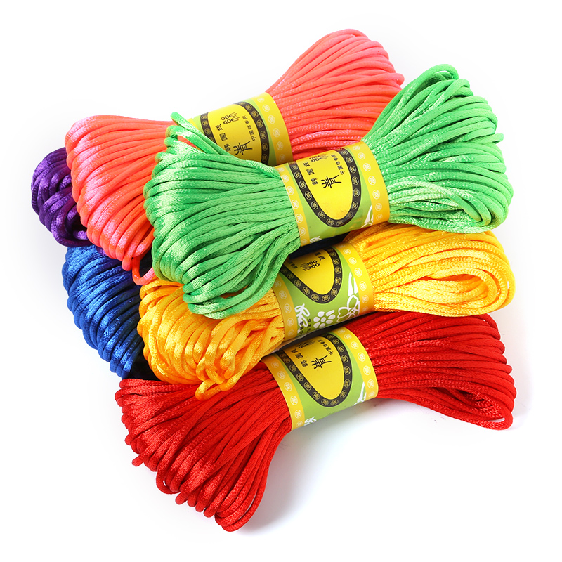 2mm 20meter Soft Satin Rattail - Knotting Cord Silk recensione e prezzo