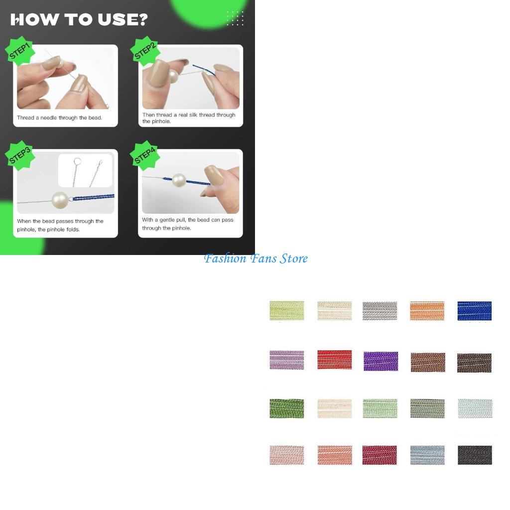 Natural Silk Beading Cord for  - Knotting Cord Silk recensione e prezzo