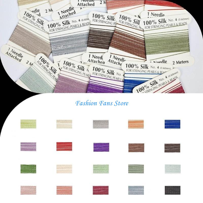 Natural Silk Beading Cord for  - Knotting Cord Silk recensione e prezzo