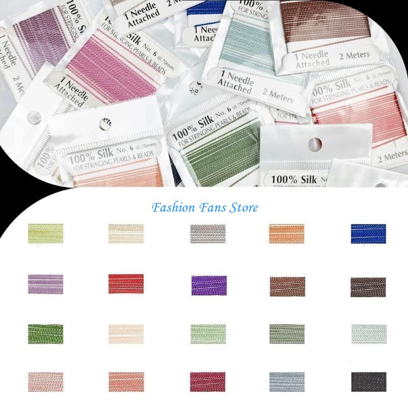 Natural Silk Beading Cord for  - Knotting Cord Silk recensione e prezzo