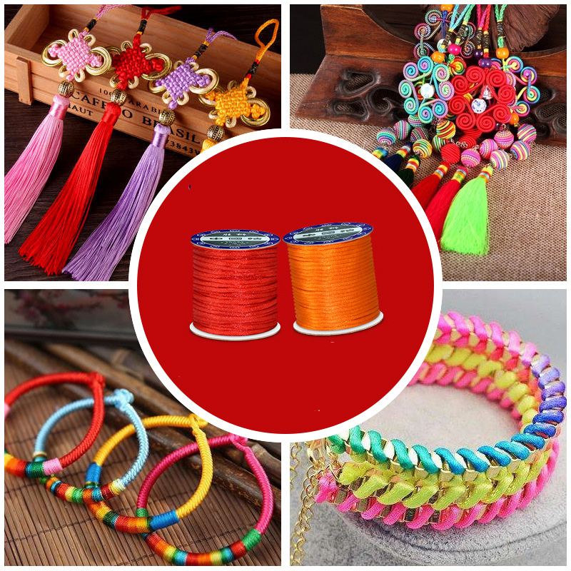 1.5mm 2mm 2.5mm Nylon Cotton B - Knotting Cord Silk recensione e prezzo
