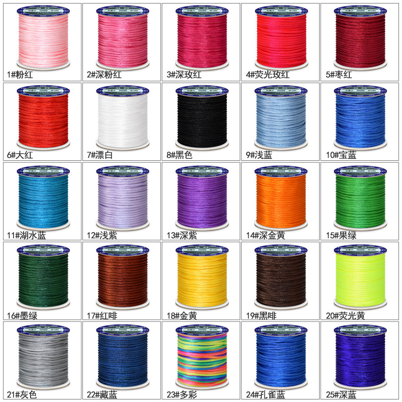 1.5mm 2mm 2.5mm Nylon Cotton B - Knotting Cord Silk recensione e prezzo