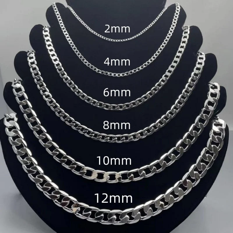 Men's 925 Sterling Silver Neck - Lobster Clasp Silver recensione e prezzo