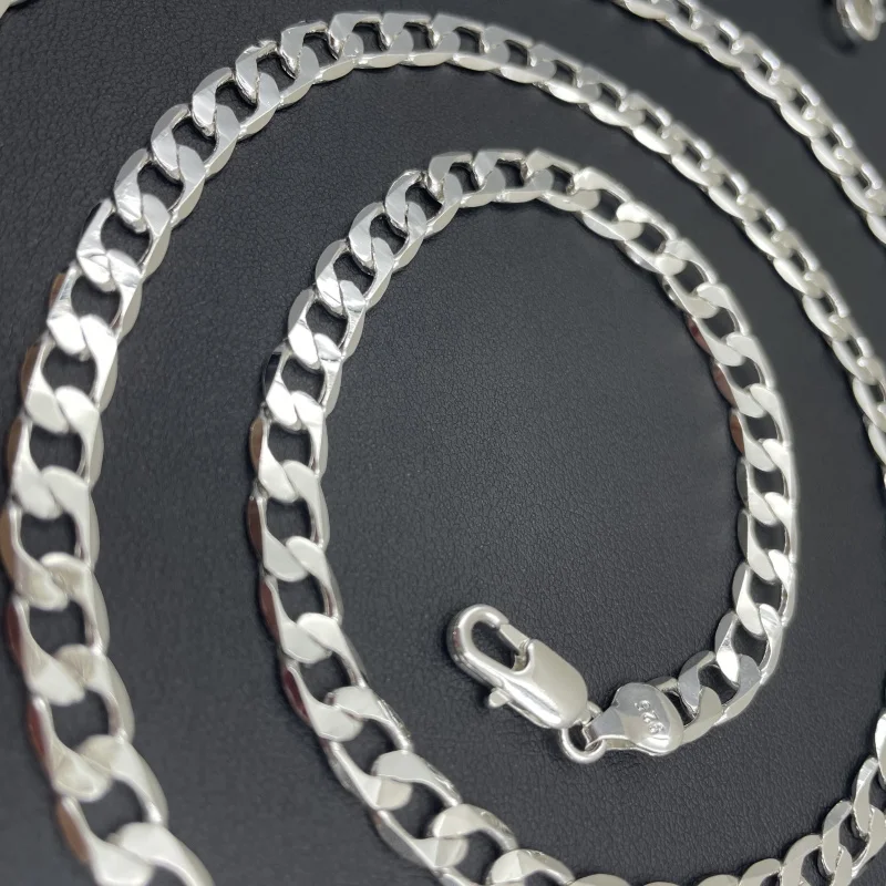 Men's 925 Sterling Silver Neck - Lobster Clasp Silver recensione e prezzo