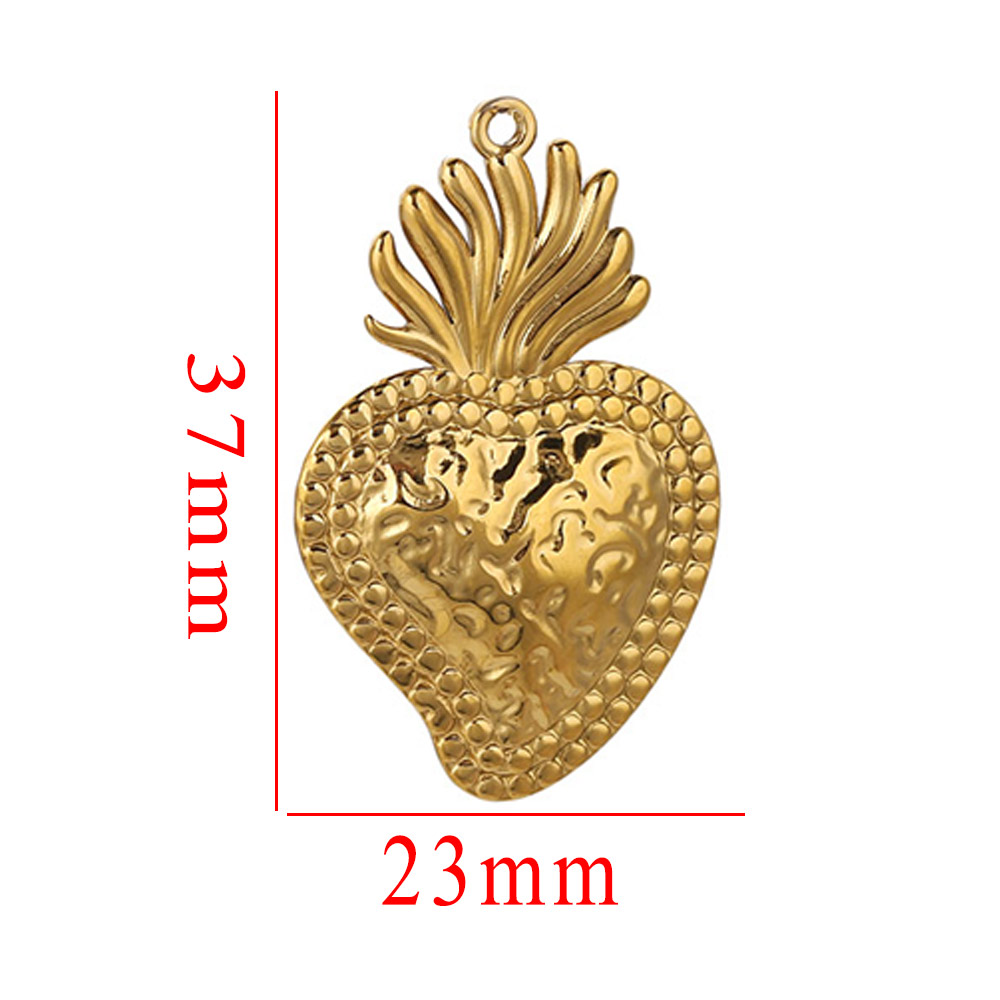 5pcs Stainless Steel Heart Sun - Jewelry Making Materials Wholesale recensione e prezzo