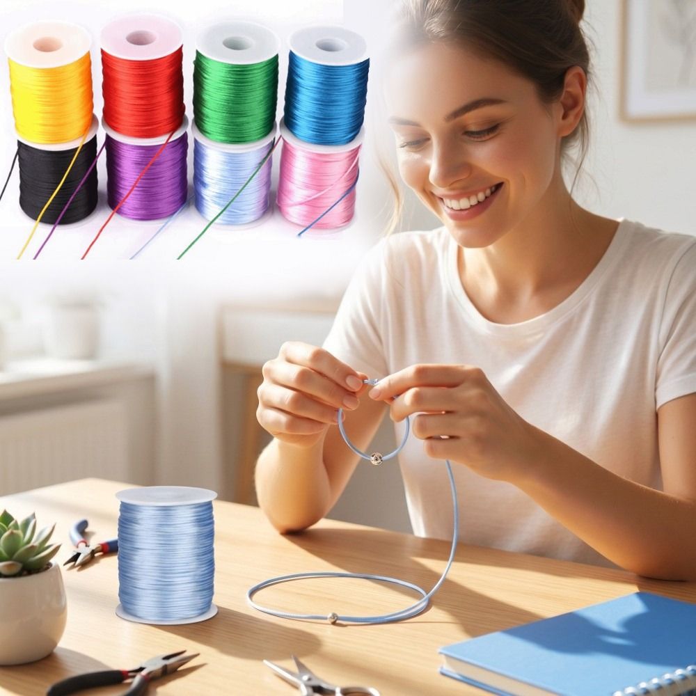 100m Craft String 1.5mm Satin  - Knotting Cord Silk recensione e prezzo