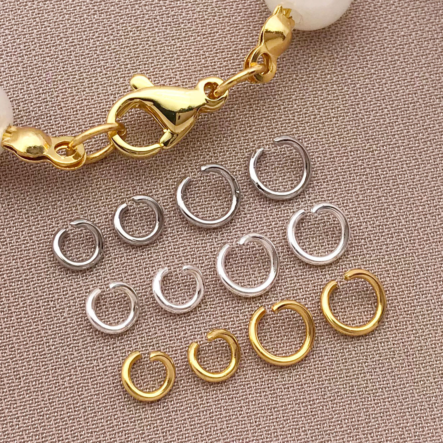 200pcs 4/5mm 18K Gold Plated S - Jewelry Making Looper Tool recensione e prezzo