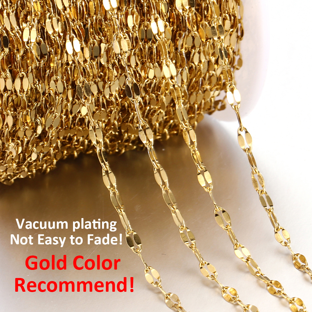 2Meters Gold-Plated Stainless  - Jewelry Making Materials Wholesale recensione e prezzo