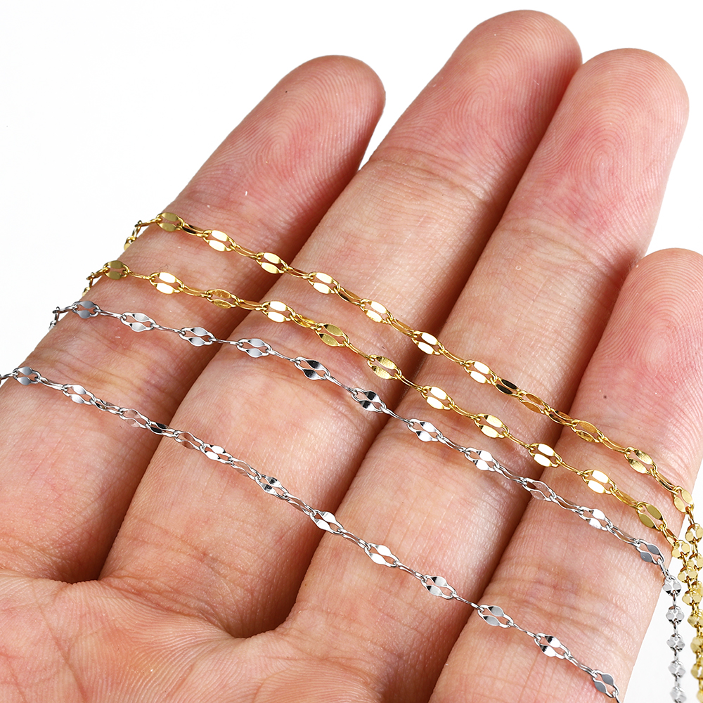 2Meters Gold-Plated Stainless  - Jewelry Making Materials Wholesale recensione e prezzo