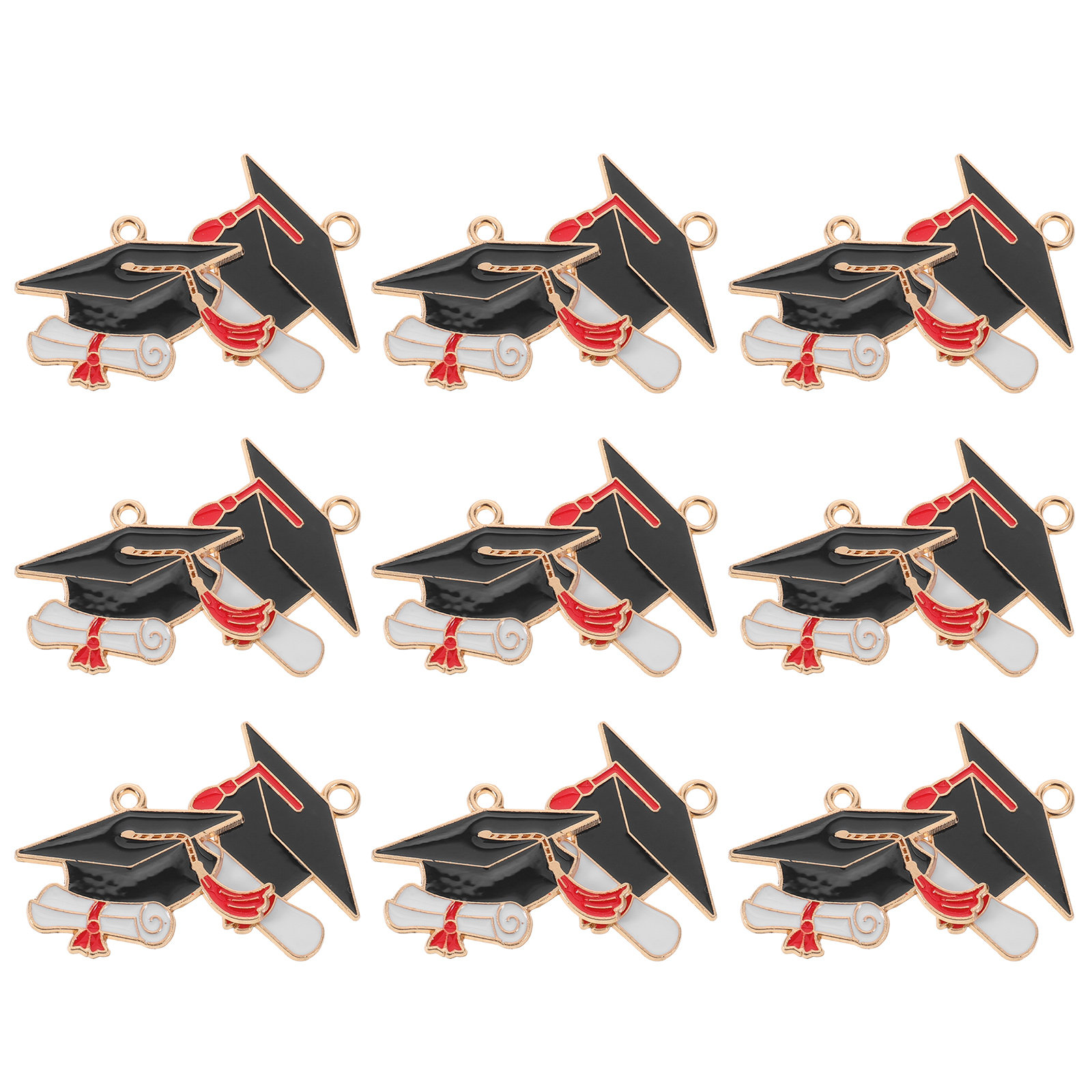 30Pcs Graduation Cap Pendant C - Jewelry Making Diploma recensione e prezzo