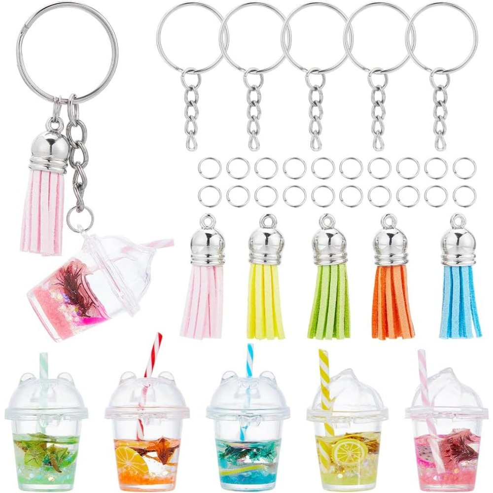 35Pcs DIY 5 Sets Bubble Tea Ke - Jewelry Making Chain recensione e prezzo