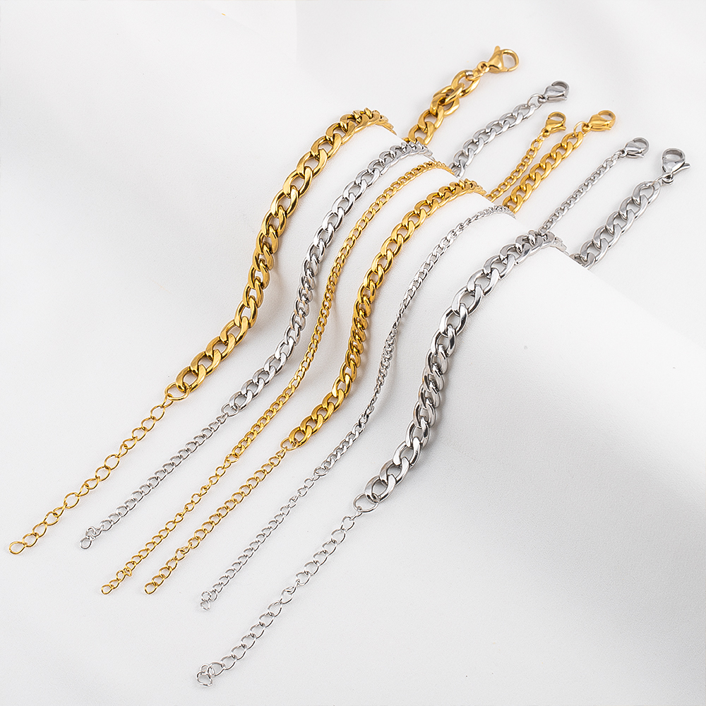5pc 2pc Stainless Steel Adjust - Lobster Clasp Silver recensione e prezzo