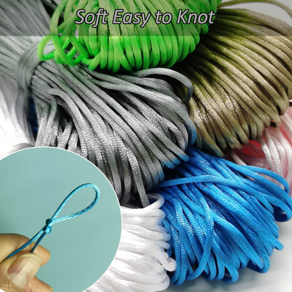 20M Rat Tail Cord Chinese Knot - Knotting Cord Silk recensione e prezzo