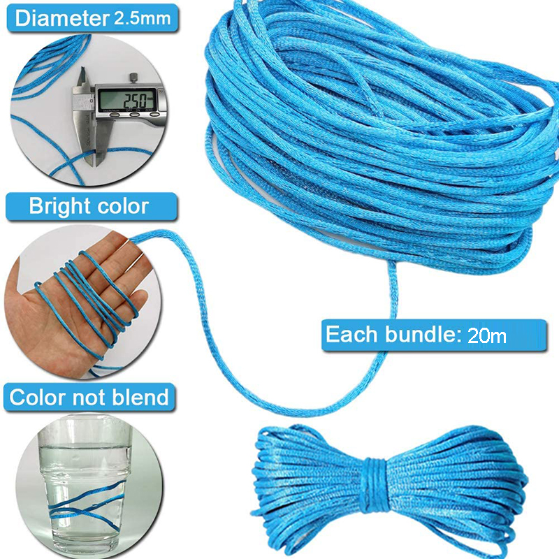 20M Rat Tail Cord Chinese Knot - Knotting Cord Silk recensione e prezzo