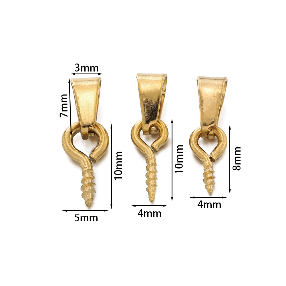 20pcs Stainless Steel Screw Ey - Jewelry Making Looper Tool recensione e prezzo