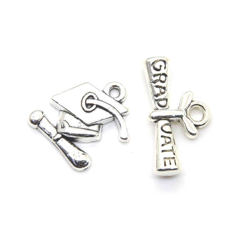 14pcs Mixed Graduation Cap Gra - Jewelry Making Diploma recensione e prezzo