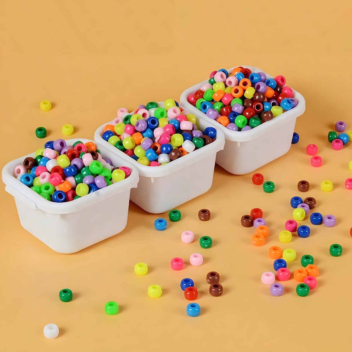 500pcs Pony Candy Colorful Pla - Jewelry Making Business recensione e prezzo