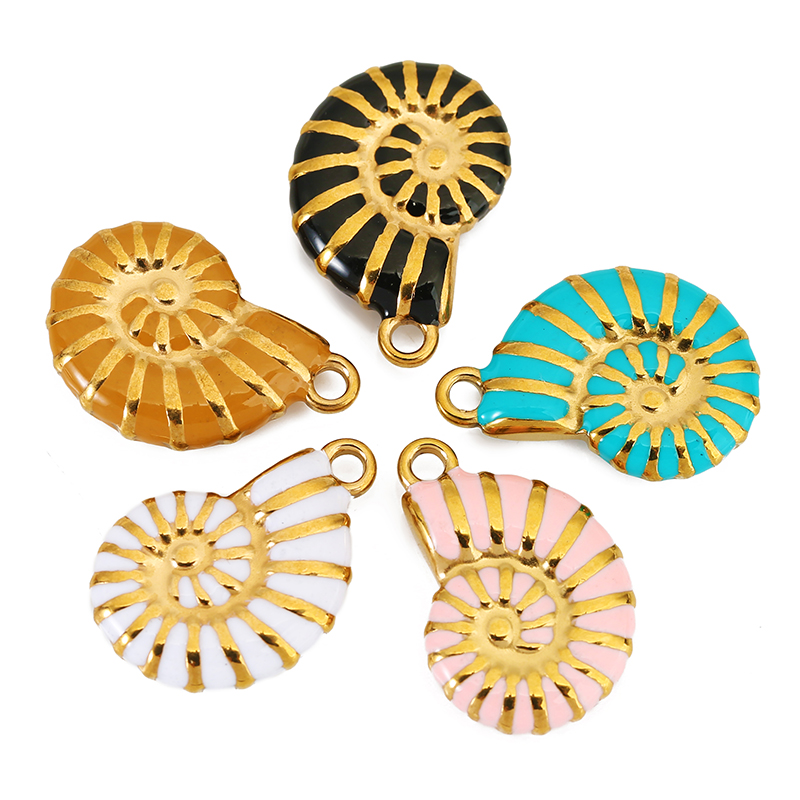 4pcs Stainless Steel Conch Gol - Jewelry Making Materials Wholesale recensione e prezzo