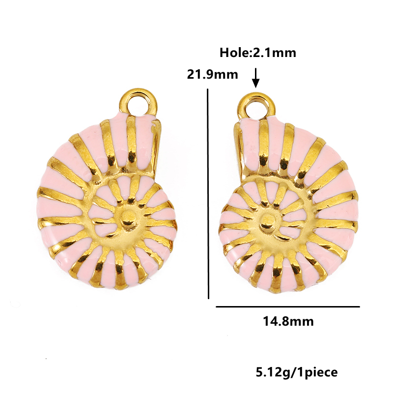 4pcs Stainless Steel Conch Gol - Jewelry Making Materials Wholesale recensione e prezzo