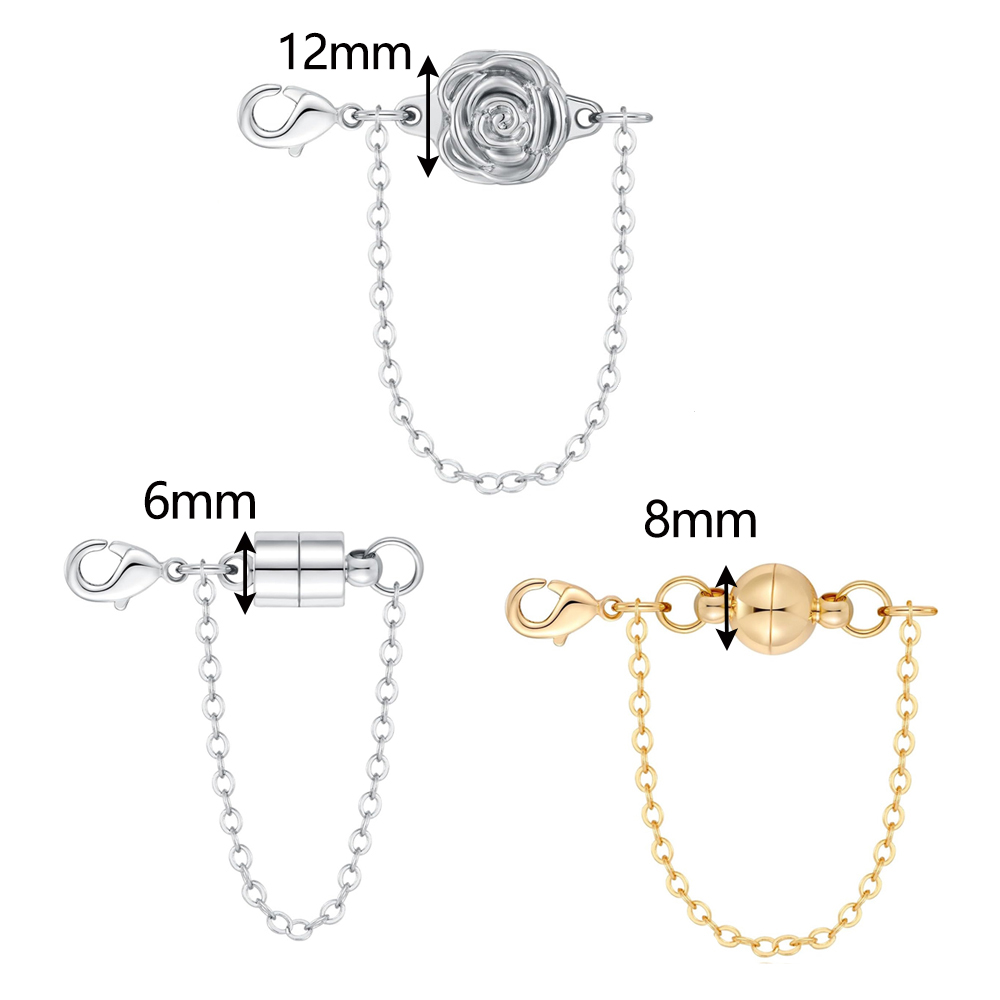 5pcs Rose Magnet Connected Cla - Jewelry Making Chain recensione e prezzo